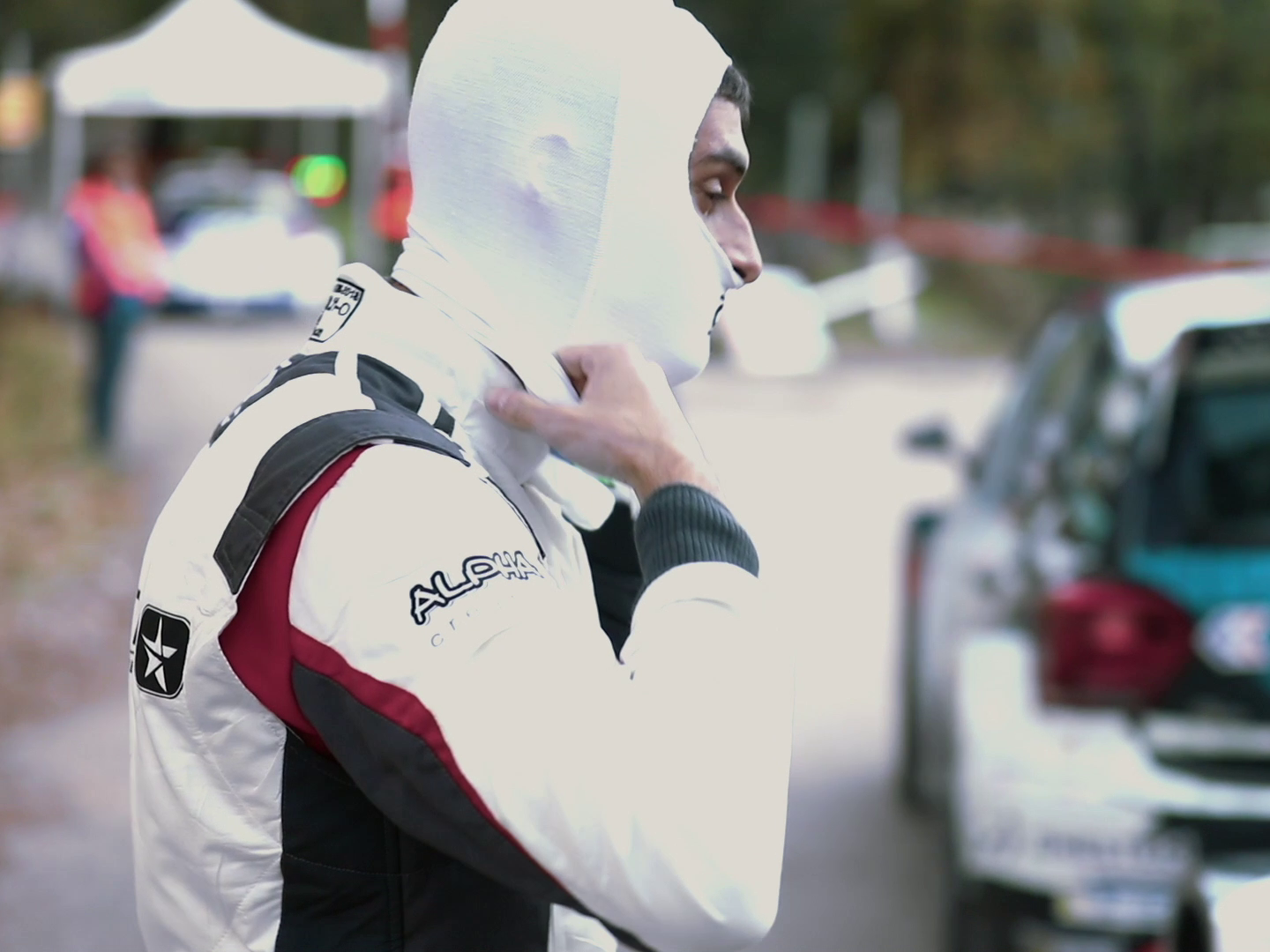 cagoule pilote rallye